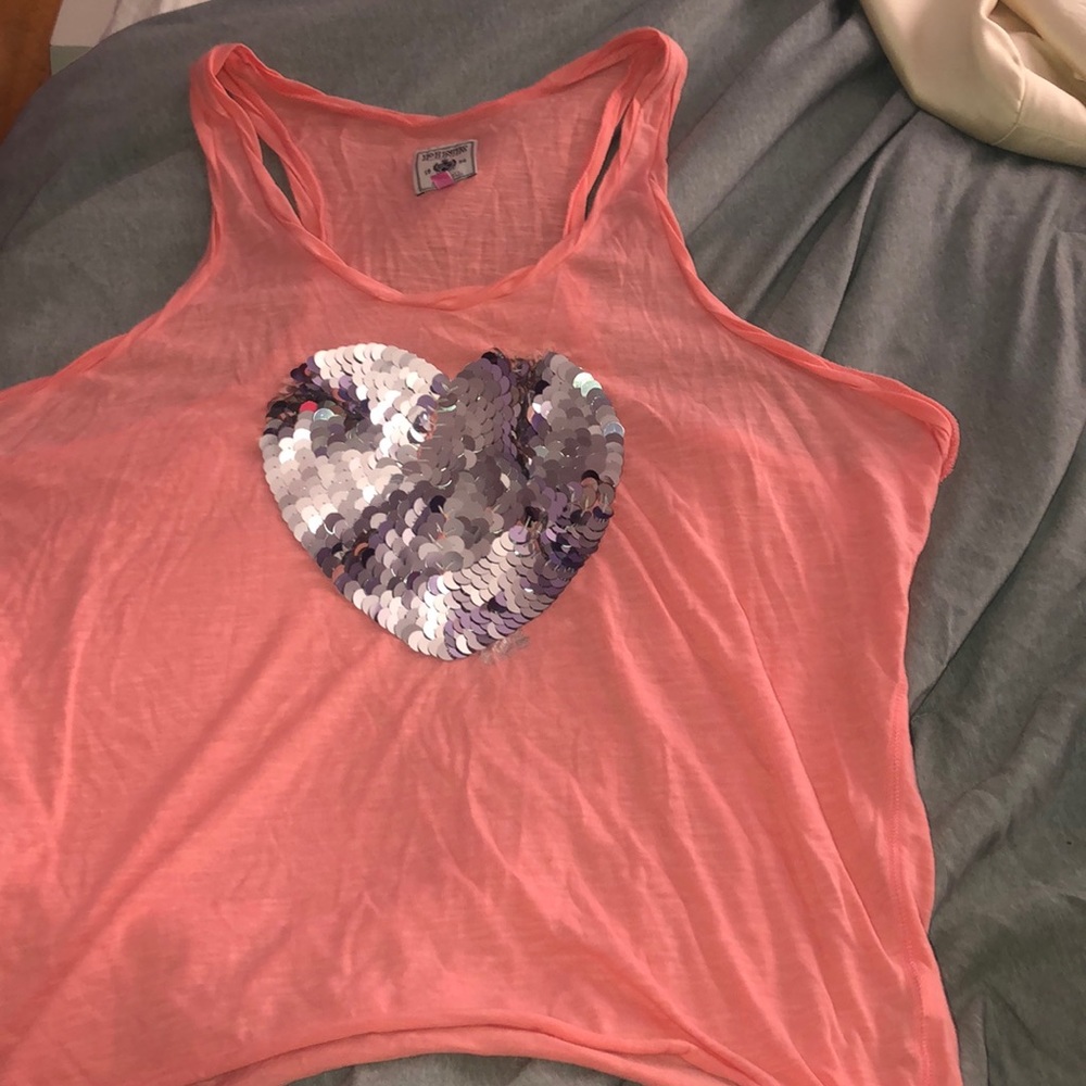 Victoria’s Secret tank top coral size large💗
